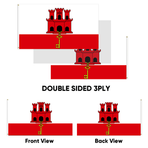 En gros 3x5ft <span class=keywords><strong>Gibraltar</strong></span> Drapeaux 100D Polyester Personnaliser Toutes Les Nations Expédition Rapide Fournisseur Fiable Livraison Rapide - Product Image 4