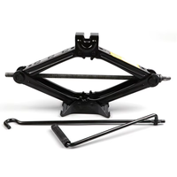 WZAUTO Mini cric de levage hydraulique manuel universel à ciseaux Kit de cric de voiture d'urgence rapide de 0.8T à 2T en acier
