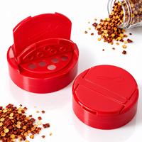 Bouchons à double ouverture pour pots à épices avec ouvertures de saupoudrage et de versement