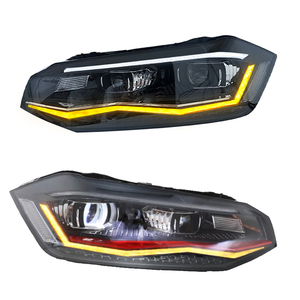 YU GUANG per <span class=keywords><strong>Volkswagen</strong></span> <span class=keywords><strong>POLO</strong></span> 6 Faro a LED 2019 <span class=keywords><strong>2021</strong></span>, Aggiornamento Faro Alogeno, Stile TSI GTI, Gruppo Ottico Anteriore - Product Image 1