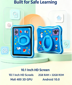Tablette pour enfants K115 10,1 pouces, Android 10, Quad Core, 2 Go + 32 Go, écran HD, 5000 mAh, tablette éducative pour enfants avec coque antichoc en EVA - Product Image 3