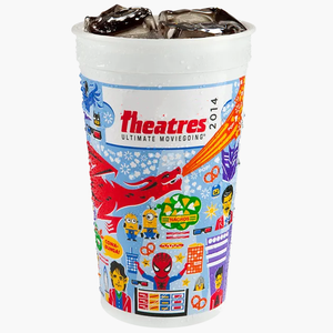 Gobelet de stade en plastique personnalisé de 32 oz avec couvercle et paille - Product Image 1