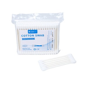 Hisopos de Papel con Punta Redonda, 100 Unidades/Bolsa, Hisopos de Papel Envueltos Individualmente, Hisopos Q-Tips - Product Image 6