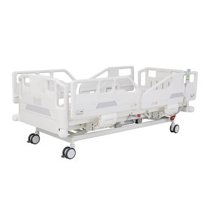 Многофункциональная электрическая реабилитационная кровать из нержавеющей стали для больниц – Моторизованная медицинская кровать с пятью функциями, регулировка по Тренделенбергу - Product Image 2