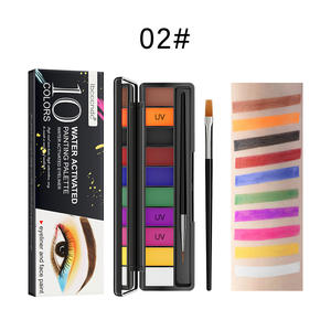 Material de pintura soluble para niños, sombra de ojos fluorescente - Product Image 3