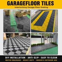 Dalles de sol extérieures pour garage, écologiques, imperméables, ventilées, antidérapantes, pour lavage de voitures, vente en gros et en vrac