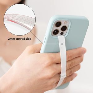 Flexible Phone Case Grip with Clip Silicone Cellphone <strong>Strap</strong> Holder <strong>Finger</strong> Grip <strong>Strap</strong> As Phone Loop Holder - Product Image 3
