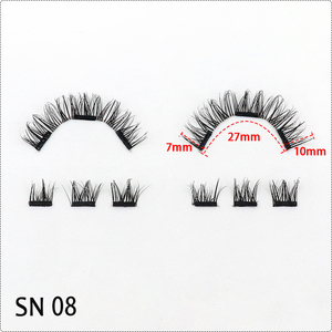 <span class=keywords><strong>Cils</strong></span> Magnétiques Quantiques Réutilisables en Bande Complète, Effet Naturel, <span class=keywords><strong>Faux</strong></span> <span class=keywords><strong>Cils</strong></span> 3D en Vison, Deux Couches, Marque Privée, Vente en Gros - Product Image 5