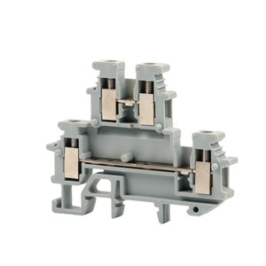 Mbkkb2.5 Copper Terminal <b>Block</b> 47x62.3mm 2 In 2 Out Dual Layer Rail <b>Mount</b> - Product Image 2
