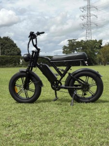 Bicicleta Eléctrica de Media Tracción de Tendencia 2026, en Stock en EE. UU., Bicicleta Todoterreno con Llantas Gruesas de 20 Pulgadas, Batería de Litio de 48V 15Ah, Motor de Alta Velocidad G60 - Product Image 3