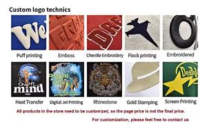 Sweat à capuche lourd à col rond 400 grammes surdimensionné long tendance Wrld American Hip-hop Rapper 100% coton numérique pour la saison hivernale - Product Image 5