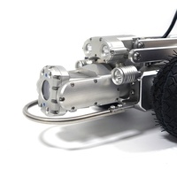 HD PTZ Kamera Kanalizasyon Borusu Tarama Kamerası İnceleme Robotu IP68 Su Geçirmez, Seçim İçin 3 Çaplı Tekerlekle