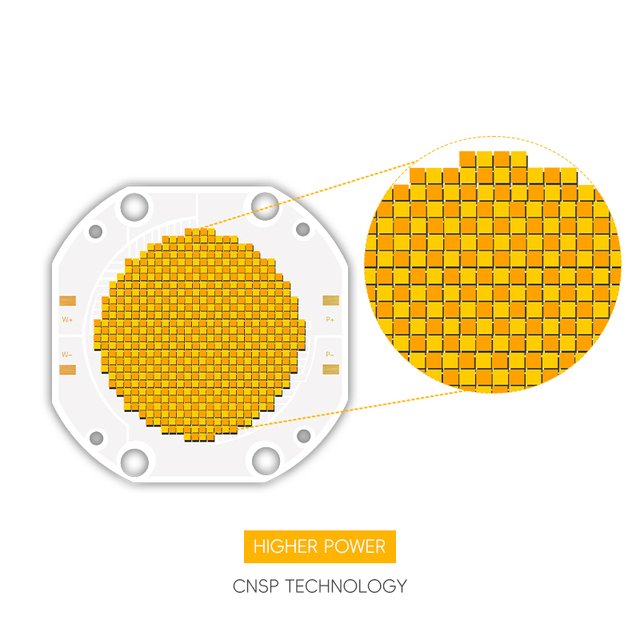 Factory Price 75*75 60V 600W+600W Dual CCT LED COB Bi Color COB LED Chip High Power COB LED