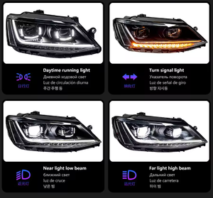 Lámpara LED de Luz Baja para Reequipamiento/Actualización, Nueva, 12V 36W, para VW Jetta MK6 2012-2018 - Product Image 3