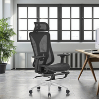 Salle de conférence moderne Chaises de jeu par ordinateur pour salle de réunion Hauteur de siège réglable Ergonomique Chaise de bureau pivotante en maille Levée