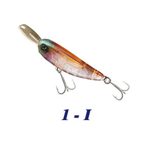 Leurre de pêche à la ligne, leurre coulant, leurre à lèvres métalliques, leurre jerkbait, leurre minnow, 40 mm, pour la pêche au bar et à la truite - Product Image 6
