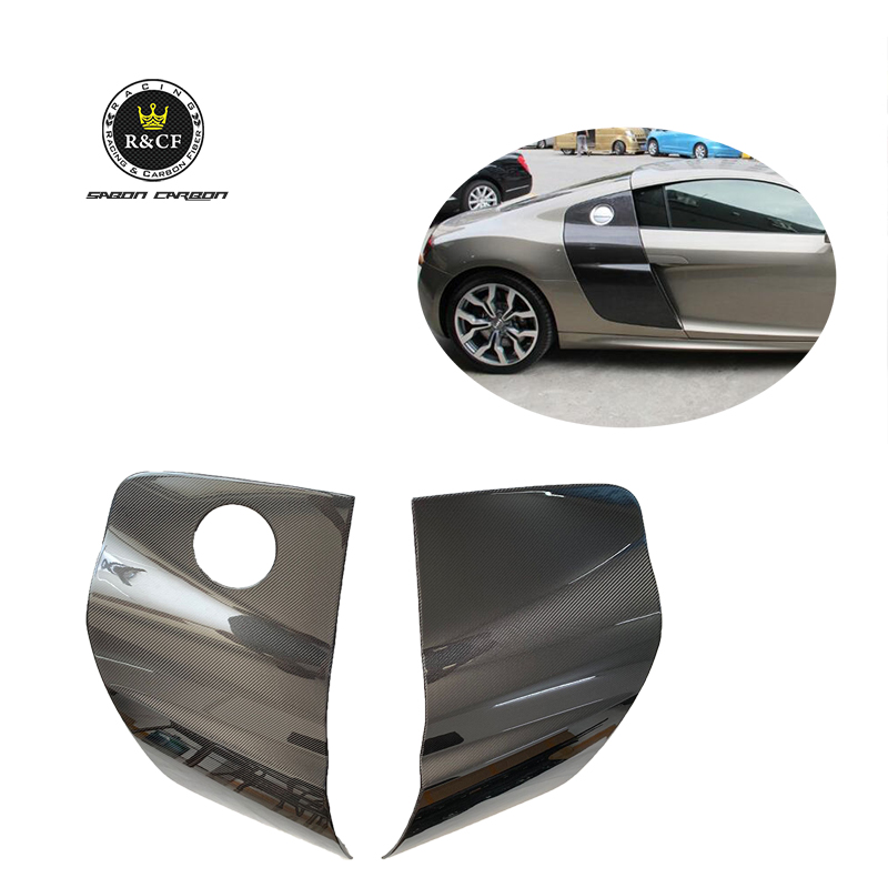 08-15 R8 V8 V10 ковш боковой двери из углеродного волокна для Audi R8 OEM style
