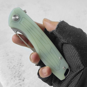 Cuchillo Plegable Táctico de Supervivencia EDC para Exteriores con Hoja de Acero 8CR14 OEM y Mango G10, con Clip para Bolsillo - Product Image 6
