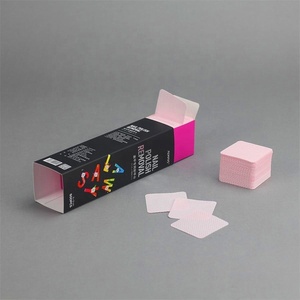 Toallitas Desmaquillantes Redondas de 5cm X 5cm, Sin <span class=keywords><strong>Pelusa</strong></span>, No Tejidas, Color Rosa, para Remover Esmalte de Uñas, Venta de Fábrica, Logotipo Personalizado - Product Image 1