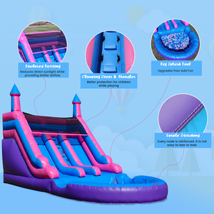 <span class=keywords><strong>Toboganes</strong></span> <span class=keywords><strong>de</strong></span> Agua Inflables Comerciales Populares <span class=keywords><strong>de</strong></span> Doble Carril con Soplador, <span class=keywords><strong>Toboganes</strong></span> <span class=keywords><strong>de</strong></span> Agua Inflables con Piscina Grande para Niños y Adultos - Product Image 6