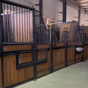 Wholesale Farm Riding Equestrian Powder Coated Metal Weld Husbandry Horse Stables