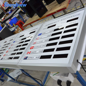 Tableau d'affichage des taux <span class=keywords><strong>de</strong></span> change des devises, couleur rouge, avec contrôle IR, pour intérieur/extérieur, pour banque, hôtel, centre commercial, magasin <span class=keywords><strong>de</strong></span> détail - Product Image 5