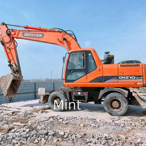 Excavatrice sur pneus Doosan 210w-7 d'occasion Offre Spéciale DX210w-9c avec moteur central et engrenage à vendre - Product Image 1