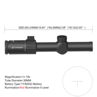 Bushnell Bezel Noël Pro zéro Systèmes Énorme Commutateur Bandana Mira Optique 558 Point Rouge Avec Loupe