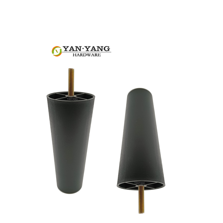 YANYANG, оптовая цена, 130 мм, черный цвет, современный диван, пластиковая ножка для мебели