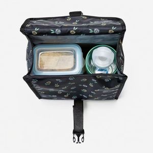 Sac isotherme pique-nique d'épicerie en nylon à impression complète Sacs isothermes écologiques et étanches pour le déjeuner et la bière avec boucle en plastique - Product Image 5