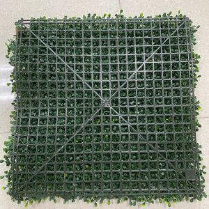 ผนังต้นไม้ประดิษฐ์ 50x50 ซม. พร้อมดอกไม้สีขาว ทนทานต่อรังสียูวี ตกแต่งภายในและภายนอกอาคาร DIY - Product Image 2
