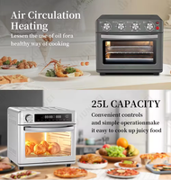 Échantillon gratuit 220v petit four de cuisine friteuse à air sain sans huile double friteuse numérique four électrique friteuse à air intelligente
