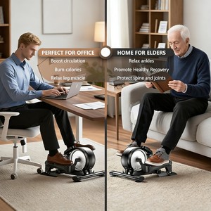 Mini-vélo elliptique magnétique M2 sous le bureau, pédalier d'exercice double usage (<span class=keywords><strong>assis</strong></span>/debout), capacité 330 LBS, pour la maison et le bureau - Product Image 5