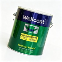 Peinture époxy liquide Wellcoat 3,5 L haute couvrance, anti-jaunissement, pour bateaux et décoration murale intérieure, application au pinceau