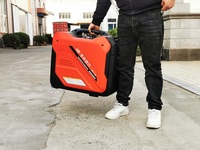Générateur onduleur portable 2KW 2.5KW 3KW 4KW 5KW 220V/110V AC 12V DC Moteur 4 temps Léger Étanche Affichage LED Extérieur