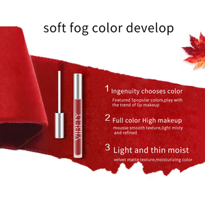Brillo de labios proveedor suave impermeable líquido lápiz labial más regordete terciopelo mate labio esmalte - Product Image 3