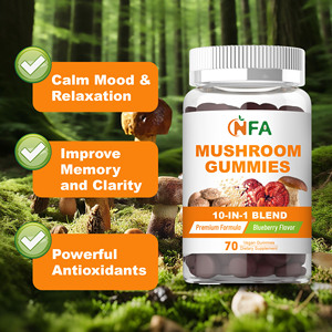 OEM ODM Mushroom Gummies with Herbal Equivalent Support Immune <b>Metabolic</b> Energy Muscle Cognitive Memory Rebalance Mood - Product Image 6