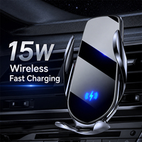 Support de Voiture Stable pour Navigation avec Chargeur Sans Fil Type-C 15W à Fixation Automatique pour Grille d'Aération – Vente en Gros