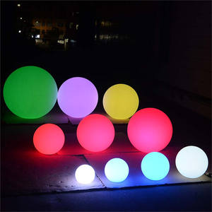 Pe Plastic Oplaadbare Waterdichte Batterij Operated Zonne-energie Opladen Outdoor Strand Event <span class=keywords><strong>Garden</strong></span> Led Bal Bol Steen Licht <span class=keywords><strong>Lamp</strong></span> - Product Image 5