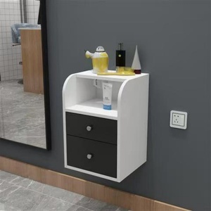 Chariot de salon de beauté en bois moderne de luxe, station de manucure, station de coiffure, barbier, spa, tatouage, rangement d'outils de coiffure - Product Image 3