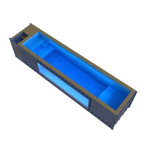 Vente en gros de conteneurs pour tour de natation plongée piscines à <span class=keywords><strong>coque</strong></span> piscines préfabriquées conteneur d'expédition <span class=keywords><strong>piscine</strong></span> 20 pieds 40 pieds pour l'extérieur - Product Image 3