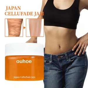 OUHOE japan cellufade jam moisturizing brightening exfoliating dark spot removing cellulite reducing body slimming jam scrub