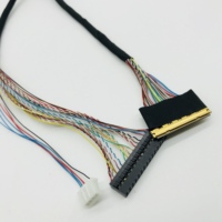 20453-040T-11 40Pin 2ch 6bit Kabel LVDS untuk Panel LCD LED 10.1-18.4 Inci
