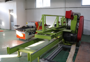 <span class=keywords><strong>Scierie</strong></span> circulaire industrielle à 4 arbres avec chariot porte-bûches, machine de traitement du bois robuste - Product Image 4