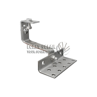 Crochet de toit solaire réglable pour systèmes de montage photovoltaïque, support de toit en tuiles solaires, fourniture directe d'usine