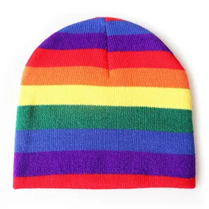 Yüksek kalite kış bere şapka fabrika ucuz Mini miktar Unisex boş düz özel logo renkli kasketleri örgü şapkalar