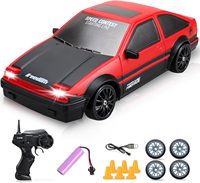 Vente en Gros Voiture de Drift Télécommandée 2.4G Haute Vitesse 4x4, Modèle AE86, Jouet Véhicule de Course RC pour Enfants, Cadeaux de Noël