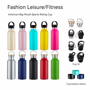 Customized 304 Stainless Steel American-Style Wide-Mouth Cycling Thermos Leak-Proof <b>Double</b> <b>Wall</b> Vacuum Insulated 6-12 Hours - Product Image 1