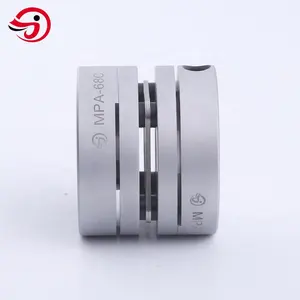 Linear Motion Ball Screw End Support Motor Shaft Aluminum Double Diaphragm Clamp Coupling