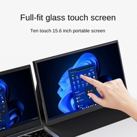 Monitor LCD Curvo EIMIO de 15.6 Pulgadas, 1080P, IPS, Táctil, Retroiluminación LED, con 120% SRGB y Frecuencia de Actualización de 60Hz, Nuevo